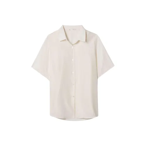 THE ROW Экрю Женские Рубашки