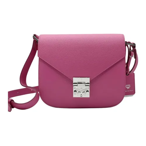 MCM Кожа Сумка через плечо Маленькая Женская Конфетно-розовая