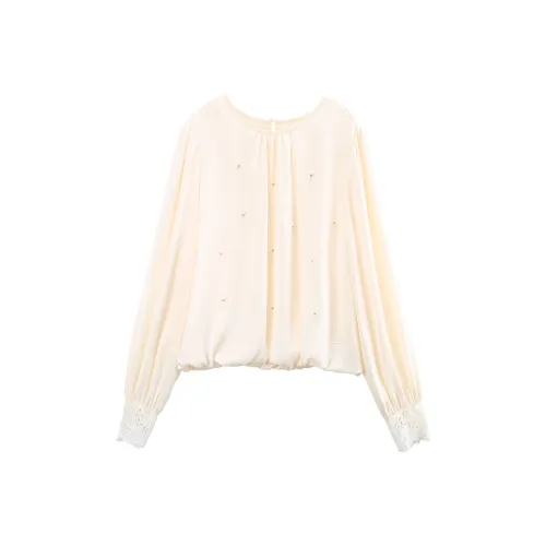 A paradise for awakening Рубашка Женские Бежевый