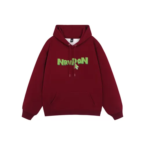 ZUOLANGGENU Толстовка Унисекс Бордовый