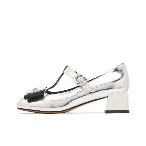 MILLIE'S Туфли Мэри Джейн с грубым каблуком Женские