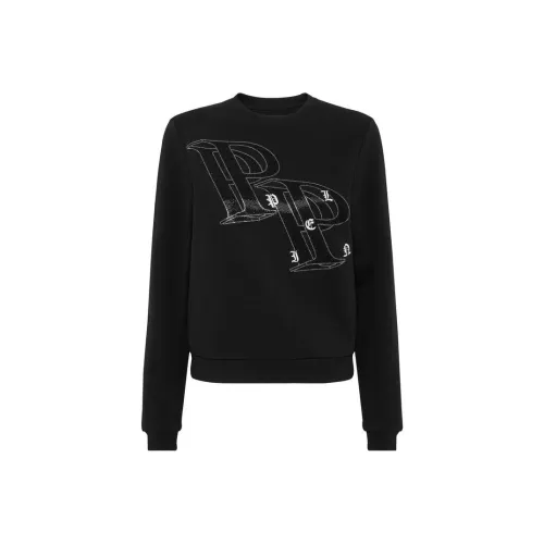 PHILIPP PLEIN Толстовка Roundneck Wire Рамка Толстовка Женские Черный