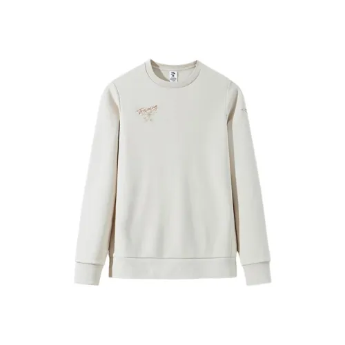 ANTA ZONGXUNXILIE Толстовка Женская Белый Чай Коричневый