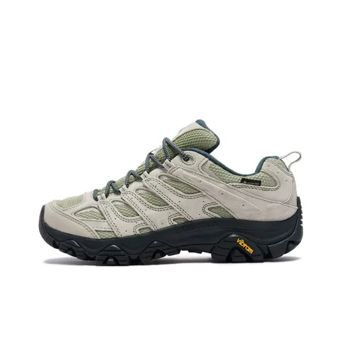 MERRELL Альпинистские и туристические ботинки Низкие Бежево-зеленые Мужские
