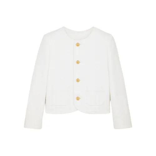 CELINE SS25 Куртки Пальто Женские Айвори