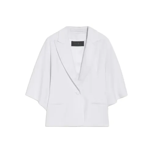 MaxMara Curacao Коллекция Cady Tuxedo Куртка Куртки Пальто Женская Белая
