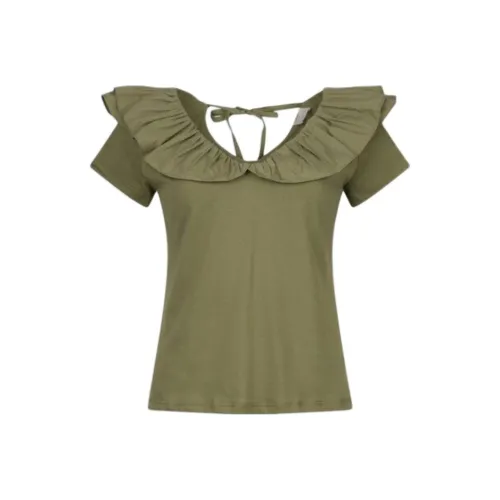 LIU·JO Рубашка Женская Оливково-зеленая