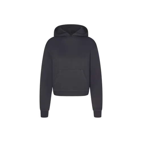 SKIMS Модал French Terry CLASSIC Hoodie Толстовка Женская Пепельно-серый Пепельно-серый