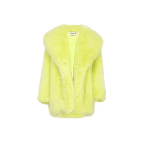 Alexandre Vauthier Желтое Женское Пальто