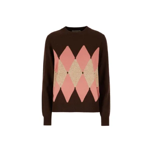 BALLANTYNE Кашемир Свитер Женский Коричневый Розовый
