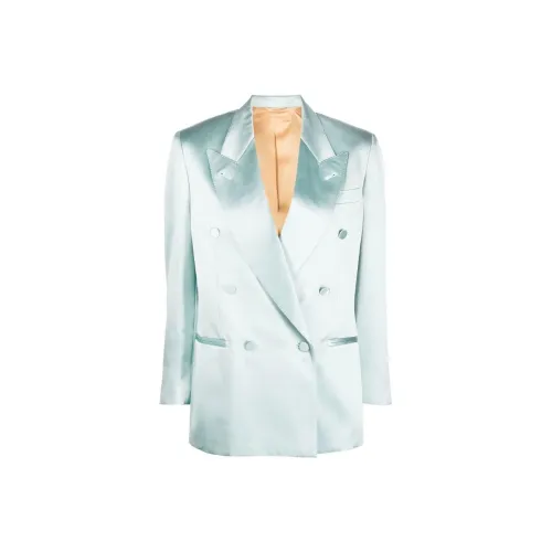 GUCCI FW22 Бизнес-костюм Пальто Женское Синее