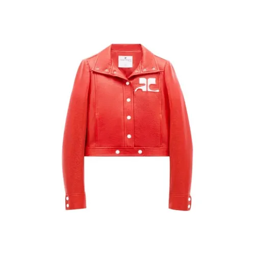 COURREGES Классическая красная женская куртка