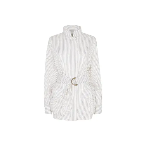 FENDI SS25 Куртки Пальто Женские Белые