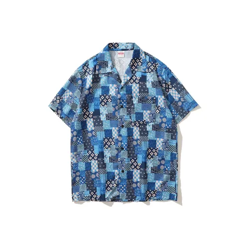 BEAR UNION Синие Унисекс Рубашки