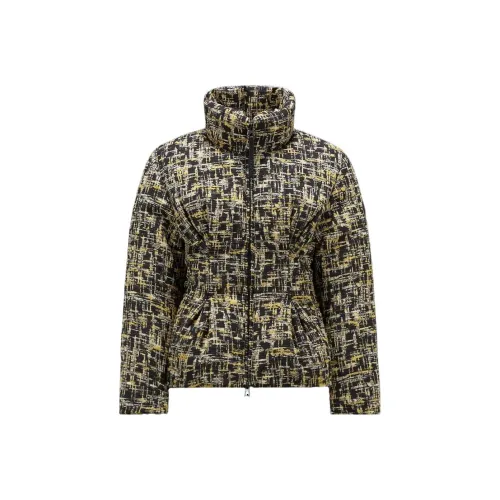 Moncler Черно-желтые Женские Пуховики