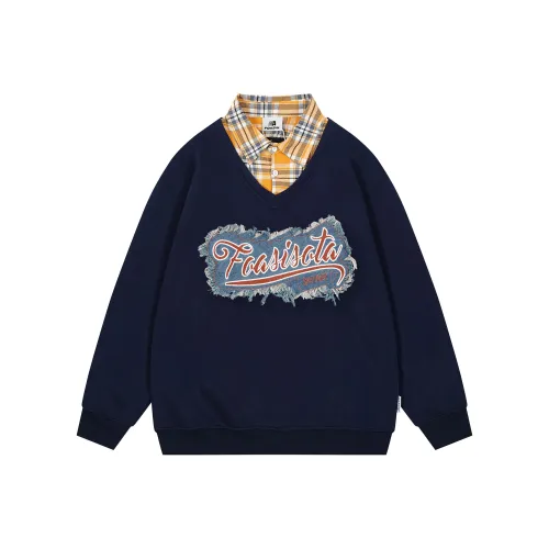 FOASIS Свитшот Унисекс Темно-синий