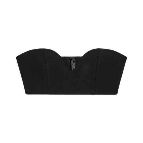 ZARA Без бретелек Топ Женский Черный