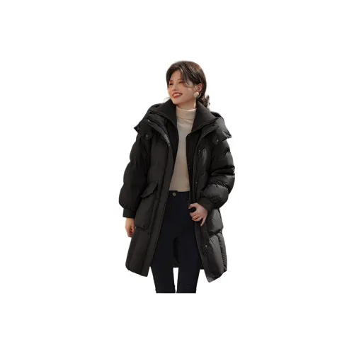 XWI Черный Женский Пуховик