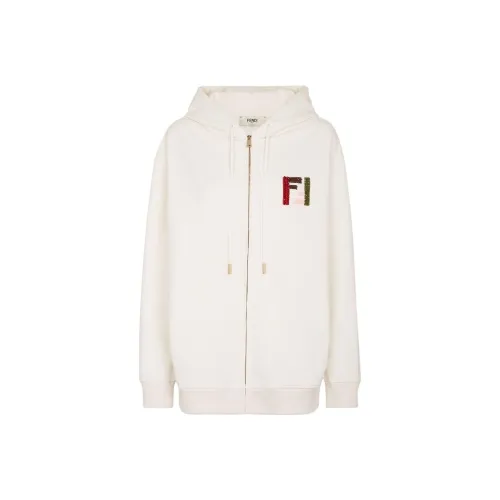 FENDI Фестиваль Циси Limited Collection FW24 Толстовка Женская Белая