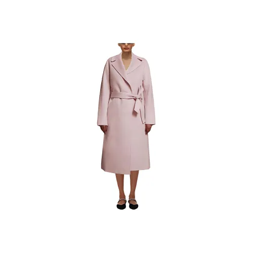 Self Портрет Выцветший Розовый Женское Пальто