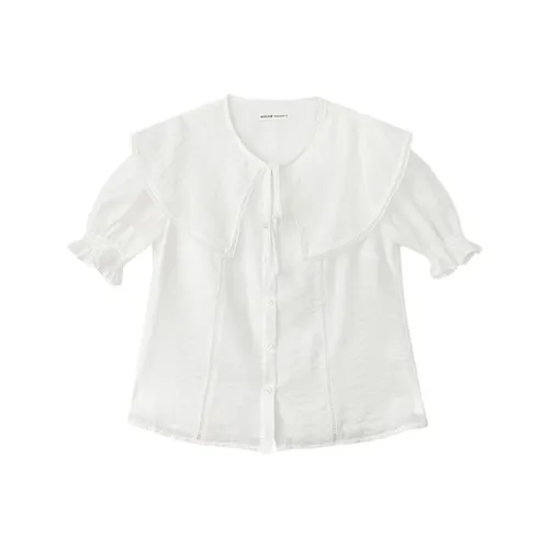 WUPODAMANVZHUANG Рубашка Женская Холодный Белый