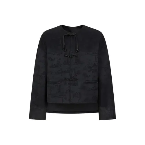 JZ. ANNAKRO Куртки Пальто Женские Без рисунка Черный