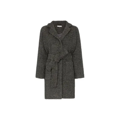 GANNI Серое Женское Пальто
