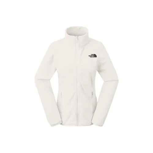 The North Face Glacier Fleece Clothing Women's Dune White