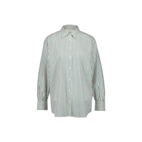 Рамка Зеленый Женские Рубашки