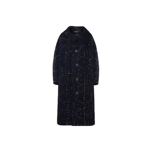 Yohji Yamamoto Черное Женское Пальто