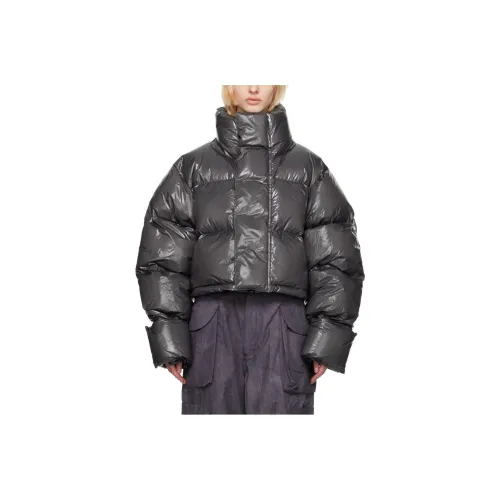 Entire Studios FW23 Пуховик Женский Серый