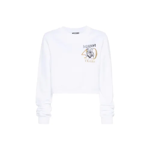 MOSCHINO Толстовка Женская Белая