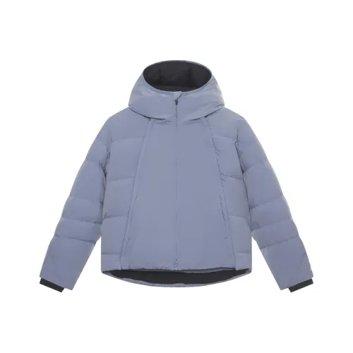 New Balance совместный бренд Пуховик Женские Синий Фиолетовый