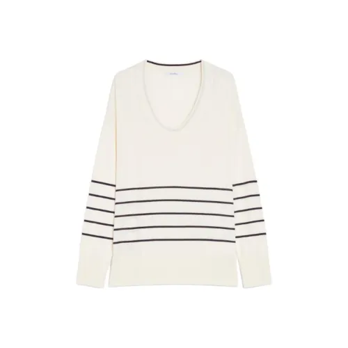 MaxMara FW24 Трикотаж Женский Белый