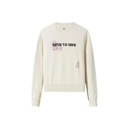 Anta Life Collection Приливно-облачный белый Женские Свитшоты