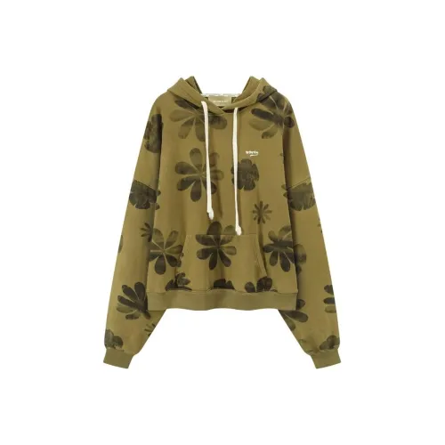 NO ONE ELSE Свитшот Унисекс Горчичный зеленый