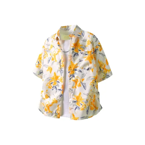 BEAR UNION Желтые Женские Рубашки
