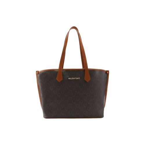 Valentino Полиэстер Тоут Сумка Сумка для покупок Сумка через плечо Женская Коричневая