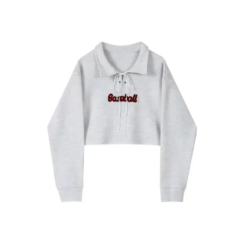 KKX Серый Женские Свитшоты