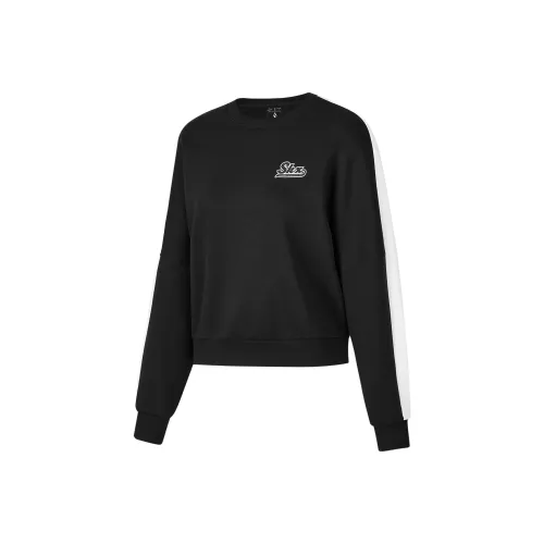 Skechers Толстовка Женская Углеродно-черная