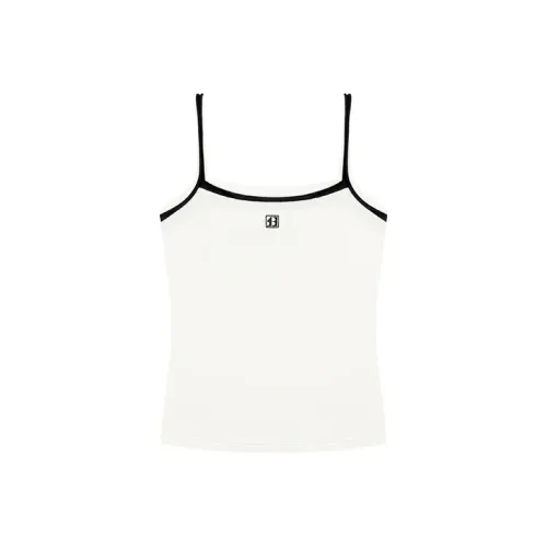 CALLED BACK Топ на бретелях Женский Белый