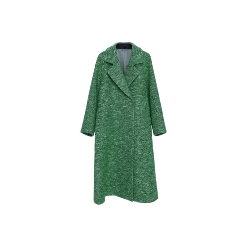 NancyCavally Зеленое Женское Пальто