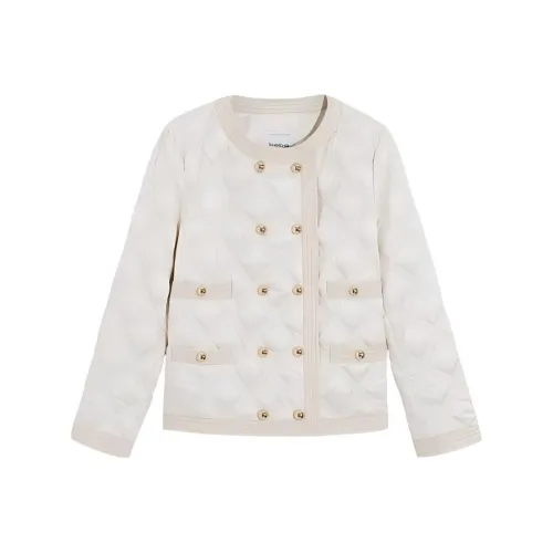 BEBE Экрю Женские Пуховики