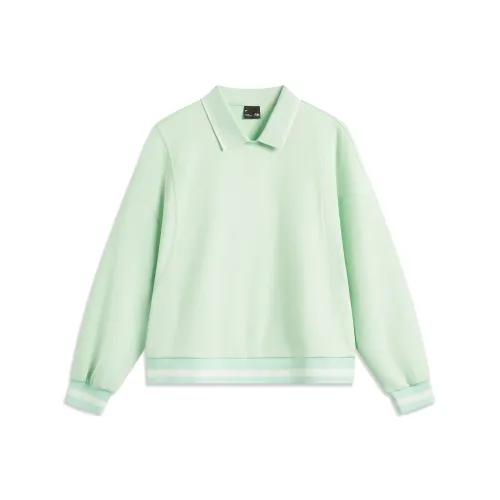 LINING Sports Life Collection Толстовка Женская Ледяной Fat Зеленый