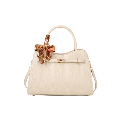 PAYOT Microfiber Synthetic Leather Bag Standard Women's Ecru PAYOT Микрофибра Синтетическая Кожа Сумка Стандартная Женская Экрю