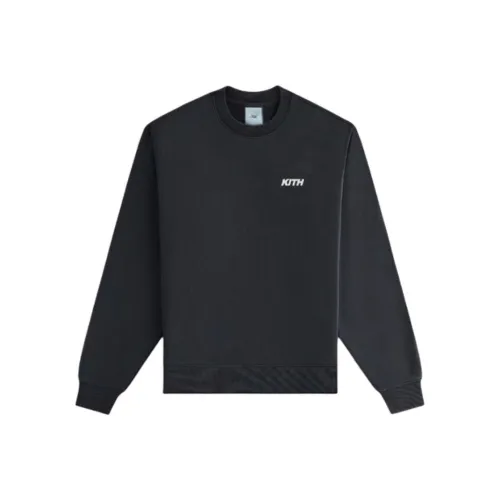 KITH Женские 2024 Summer Collection SS24 Asher Crewneck Свитшот Женские Черный