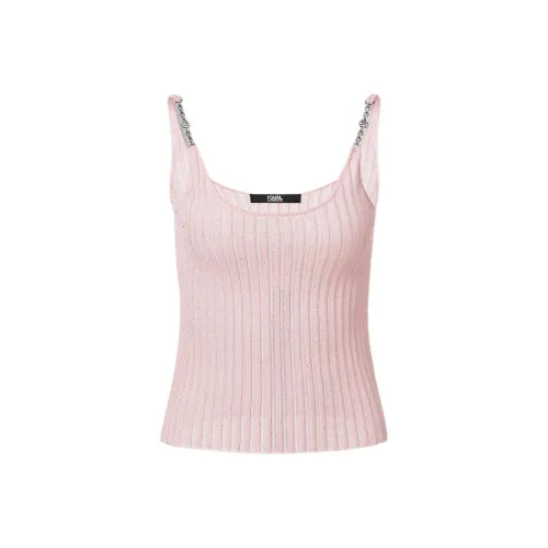KARL LAGERFELD SS25 Топ на бретелях Женский Розовый