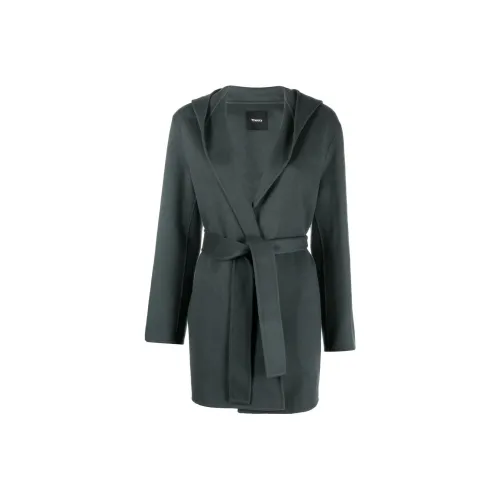 Theory Темно-серое Женское Пальто