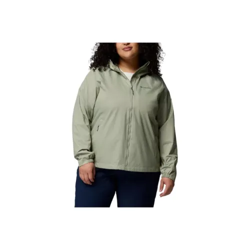 Columbia Scattered Showers Куртка Женская Зеленая