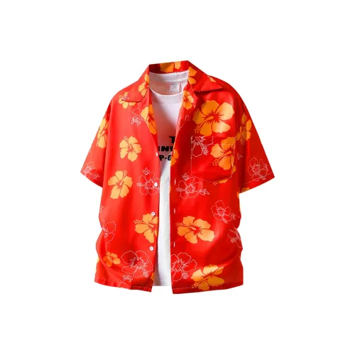 BEAR UNION Женские рубашки красного цвета